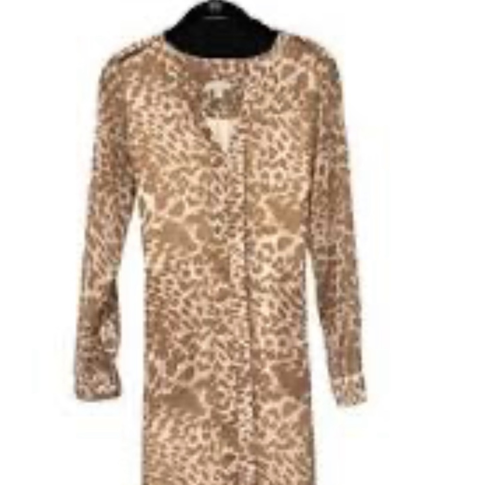 Charming Charlie Leopard Print Midi Dress